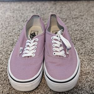 Purple Vans 8.5 Women's lace up shoes
